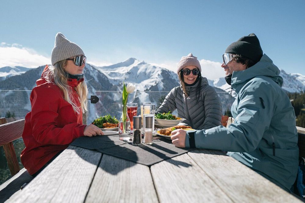 Enjoy lunch on the mountain